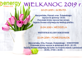 WIELKANOC W ENERGY FITNESS CLUB